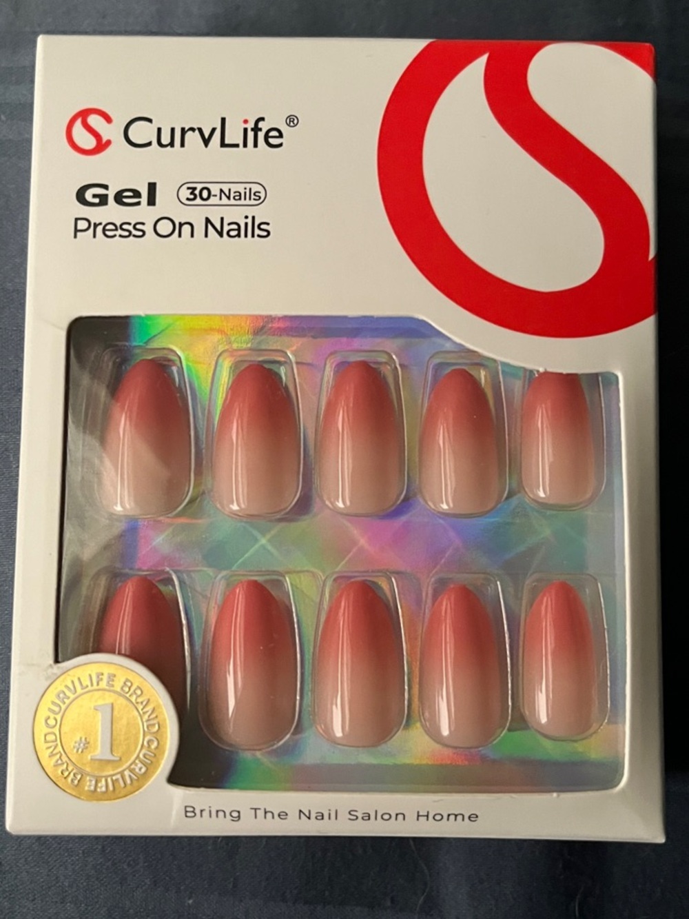 Pink Ombre Gel Press-On Nails — 30 Pack